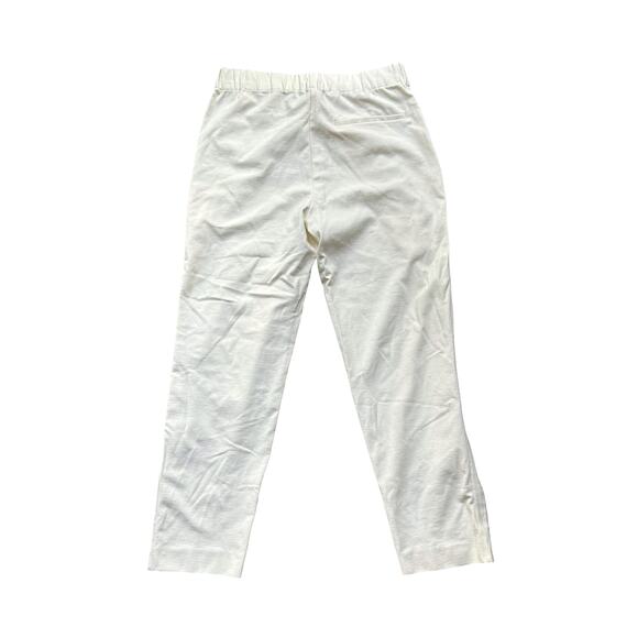 Theory Kleon B Off White Womens Pants Size P EUC E0526210 - Picture 8 of 9